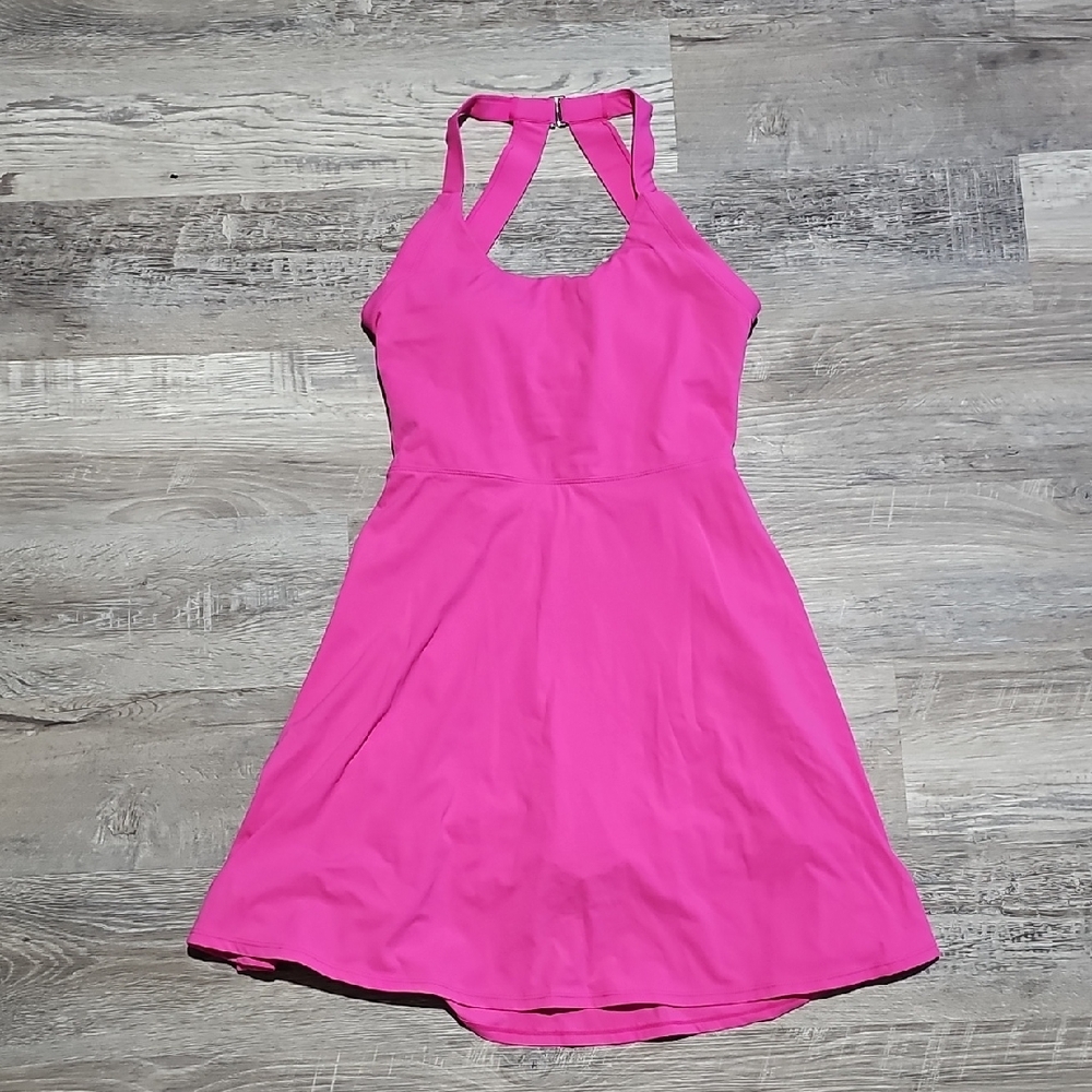 NWOT HALARA Pink Tennis Dress With Shorts
